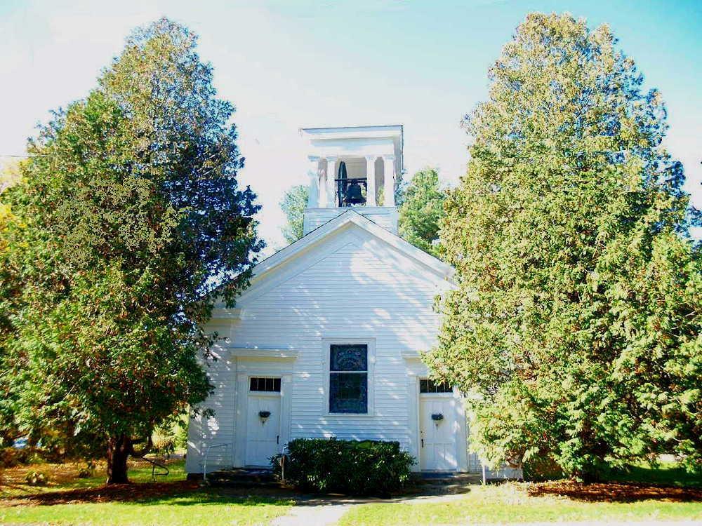 Exterior view of the wedding chapel